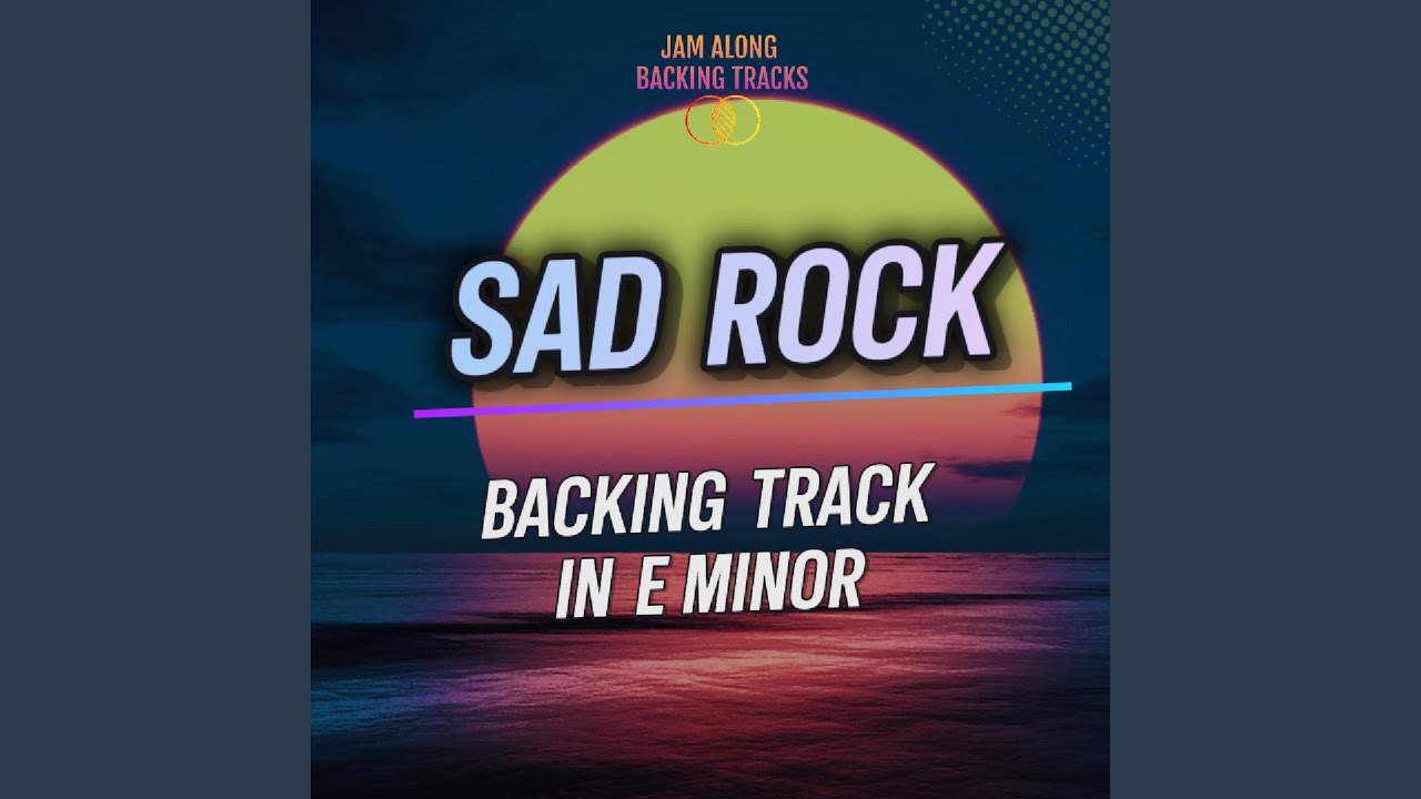 Emotional Sad Rock Guitar Backing Track in E Minor (63bpm)