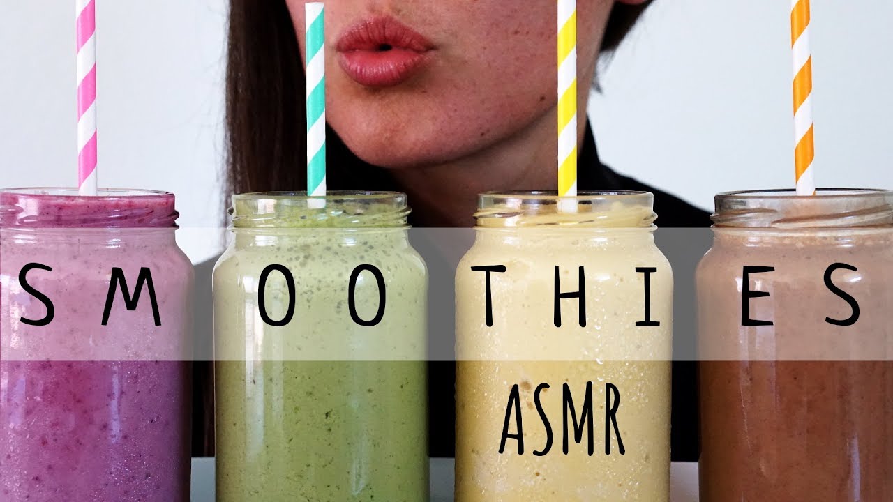 ASMR Smoothies: Sipping, Slurping, Gulping, Lip Smacking (No Talking)