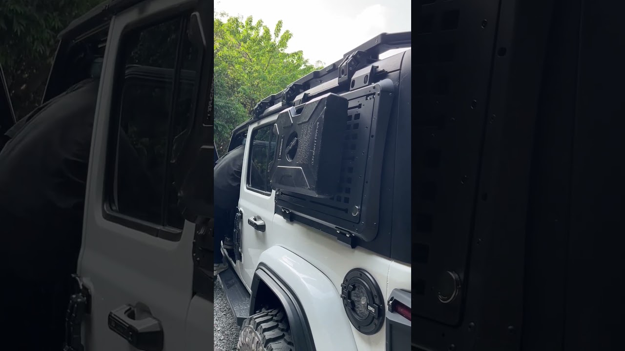 Jeep Mods You Actually Need: Rear MOLLE Panel 🔥#tacmolle #jeepwrangler #overlanding