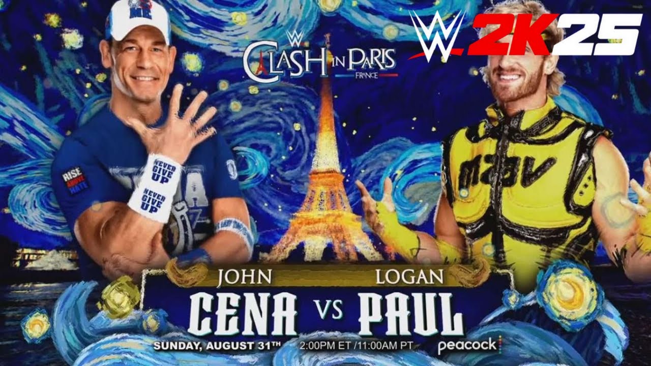 Clash in Paris John Cena vs. Logan Paul WWE 2K25 Gameplay