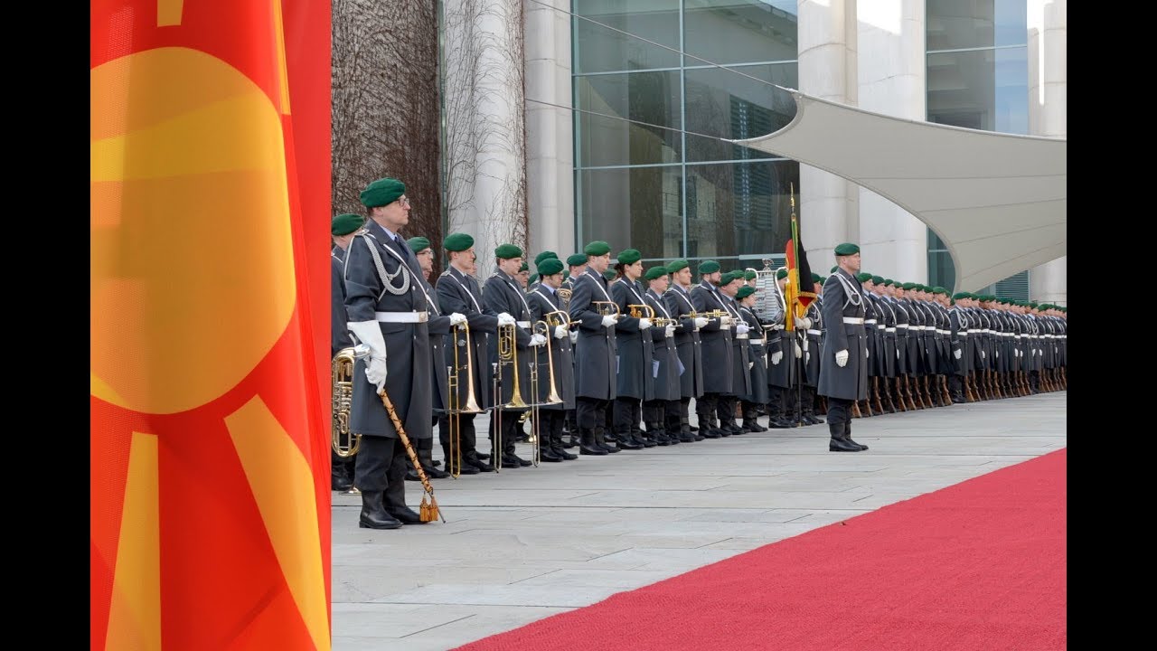 Ehrenkompanie - Mazedoniens Ministerpräsident - Militärische Ehren