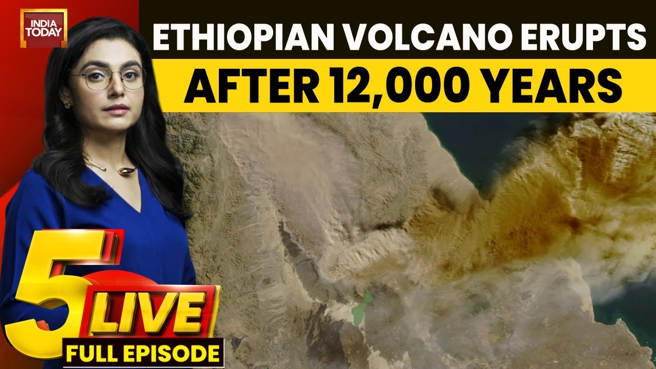 5Live With Sonal | Ethiopian Volcano Ash Reaches India; Smog Shields Delhi From Impact