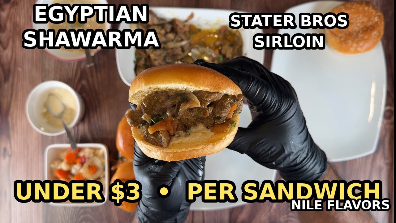$3 Egyptian Shawarma Sandwich That Tastes Like a Restaurant