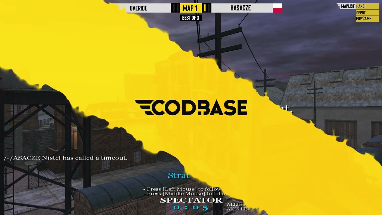 Overide vs. Hasacze - 2nd map - Depot