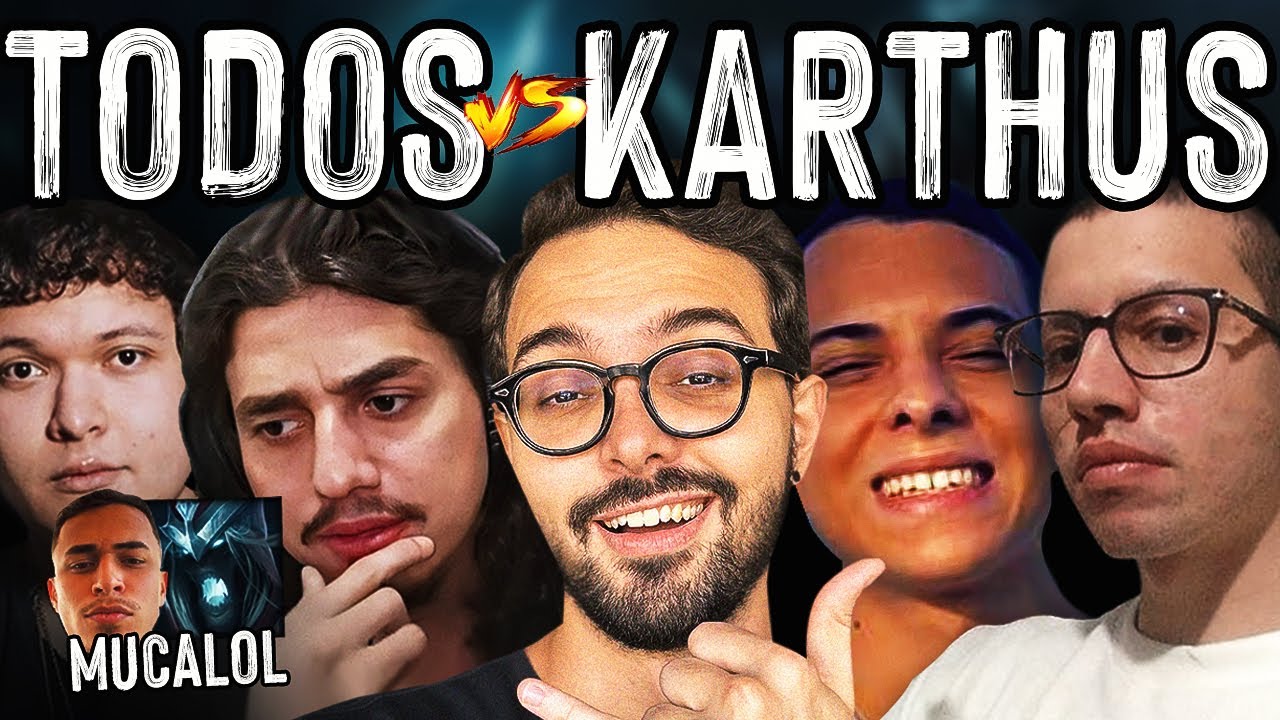 5 HIGH ELO vs 1 KARTHUS DE HACK!