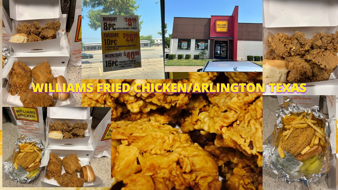 WILLIAMS FRIED CHICKEN/DFW AREA/This Place Has Great Chicken & More/MY NEW FAVORITE CHICKEN PLACE