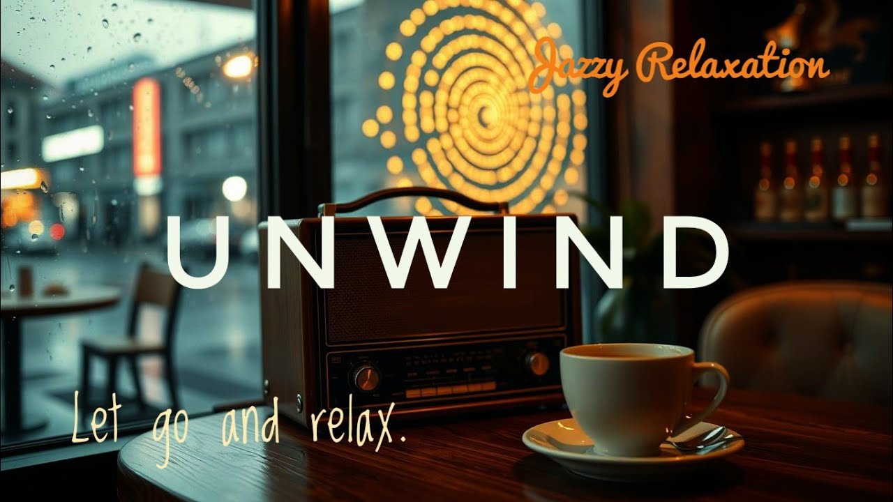 Rainy Jazz Cafe ☔ Warm Ambience to Relax Your Mind