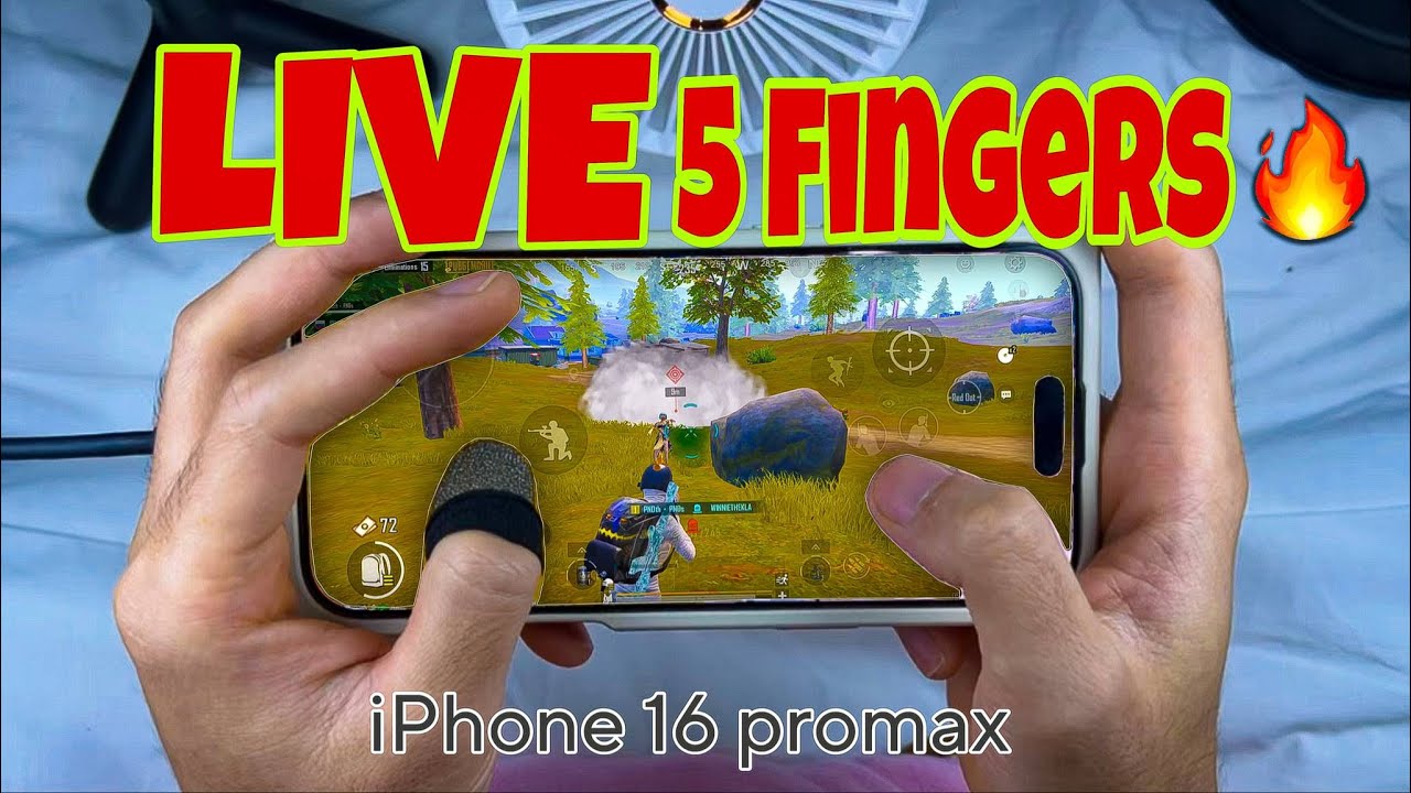 LIVE new 4.0 update PUBG Mobile 5 Fingers