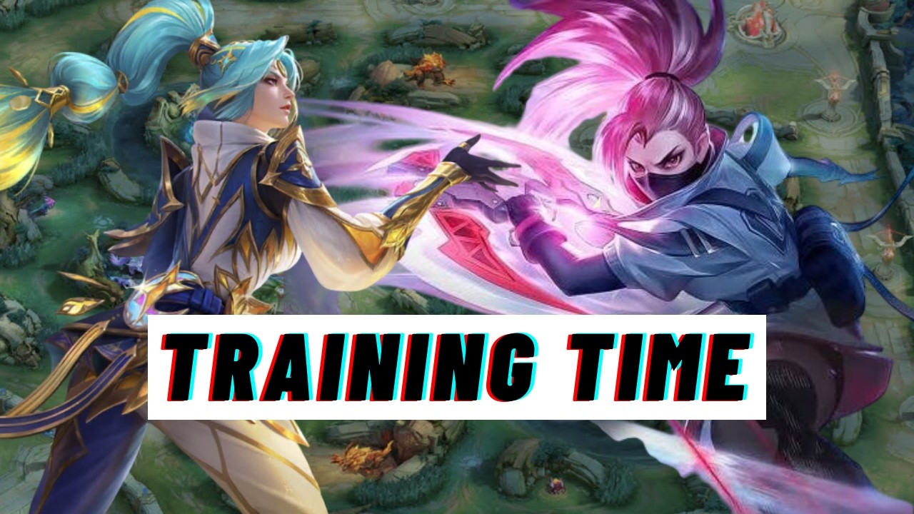 training for hanabi's new golden month skin (mlbb)