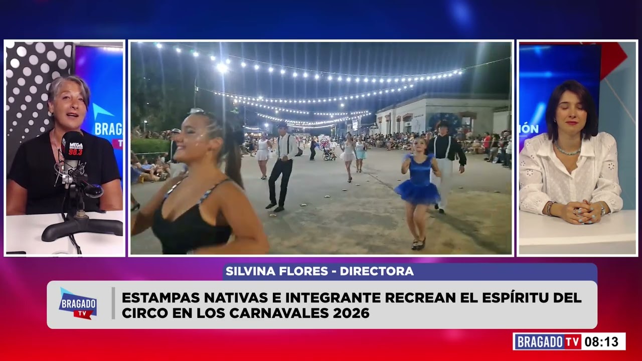 ESTAMPAS NATIVAS E INTEGRANTE RECREAN EL ESPÍRITU DEL CIRCO EN LOS CARNAVALES 2026