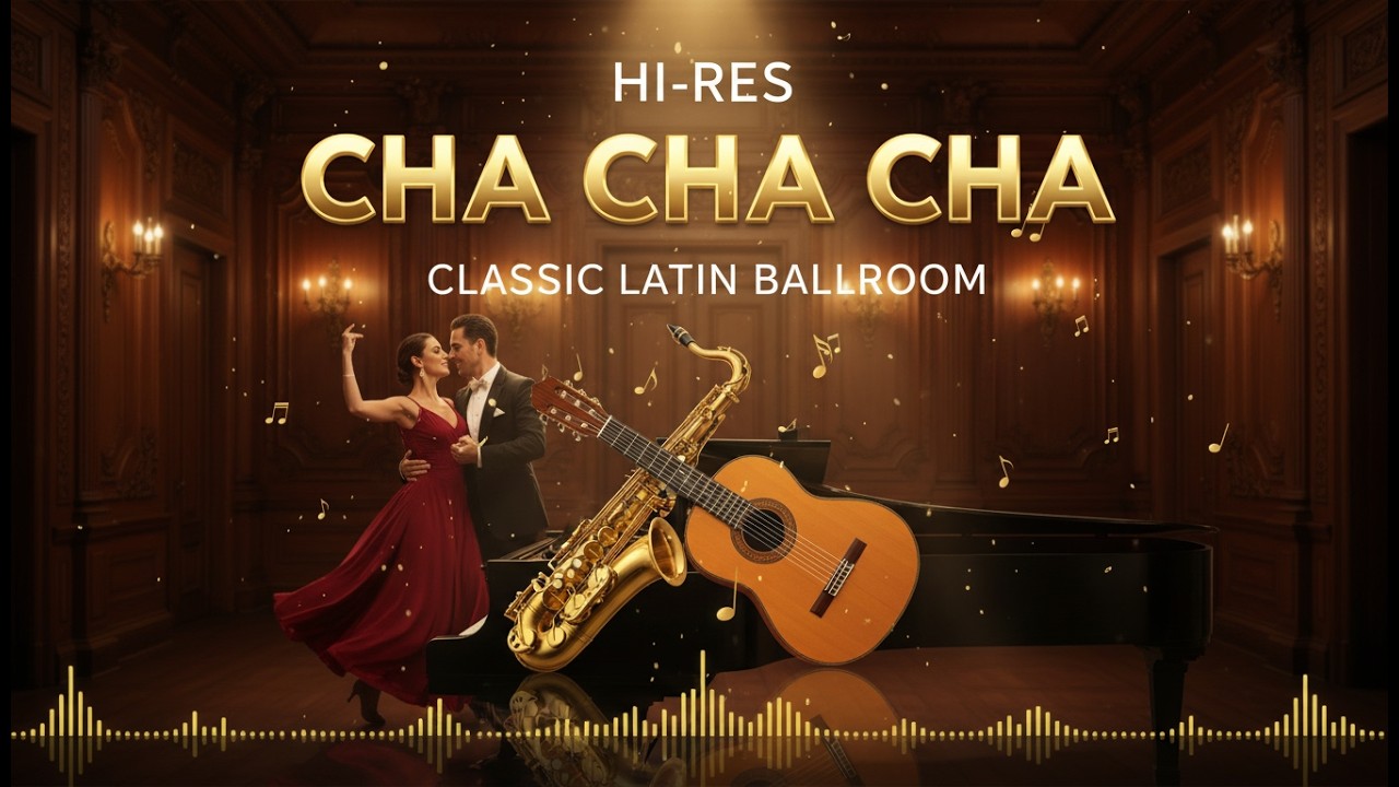 Hi-Res Cha Cha Cha Saxophone & Guitar – Classic Latin Ballroom Instrumental🎷Música para Bailar