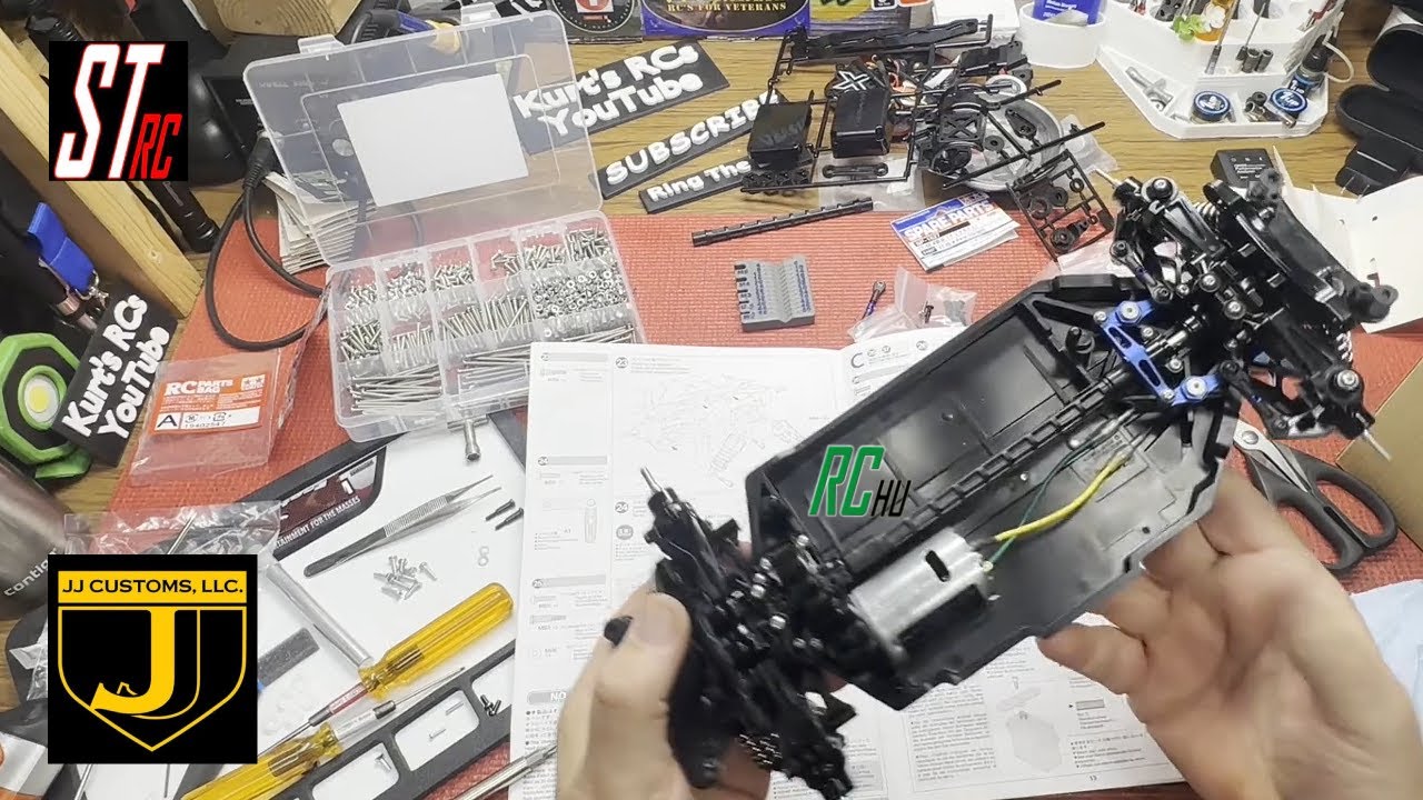 Tamiya TT02 Porsche 911 GT3 992 Build Steps 19 thru 25