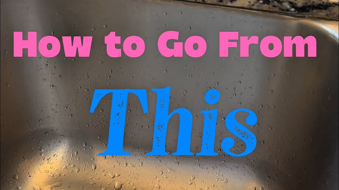 How to Clean Stainless Steel Sinks Like A Pro #stainlesssteel #sinkcleaning #deepcleaning  #how