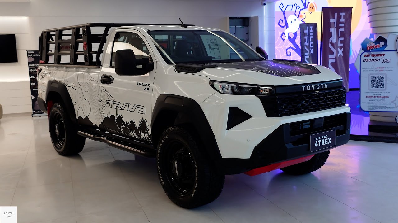 Toyota Hilux 2.8 4X4 Single Cab M/T 2026 года выпуска, индивидуальный пошив / подробный обзор экс...