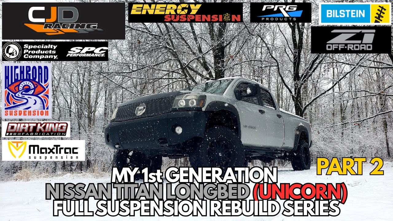My Nissan Titan FULL Suspension REBUILD Part 2! (Bilstein, CJD, MAXTRAC, PRG, DIRT KING, Z1)