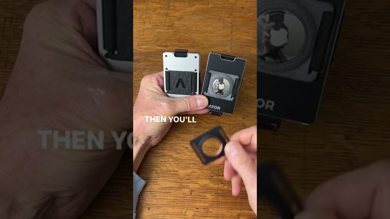 Transform your AVIATOR WALLET into an AIRTAG WALLET