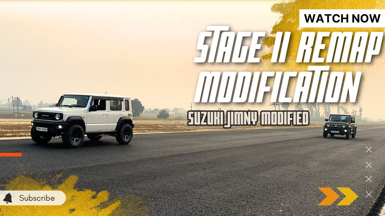 Suzuki Jimny - Stock vs Modified Comparison. #remapping #fullexhaust #accelration #offroad #4x4