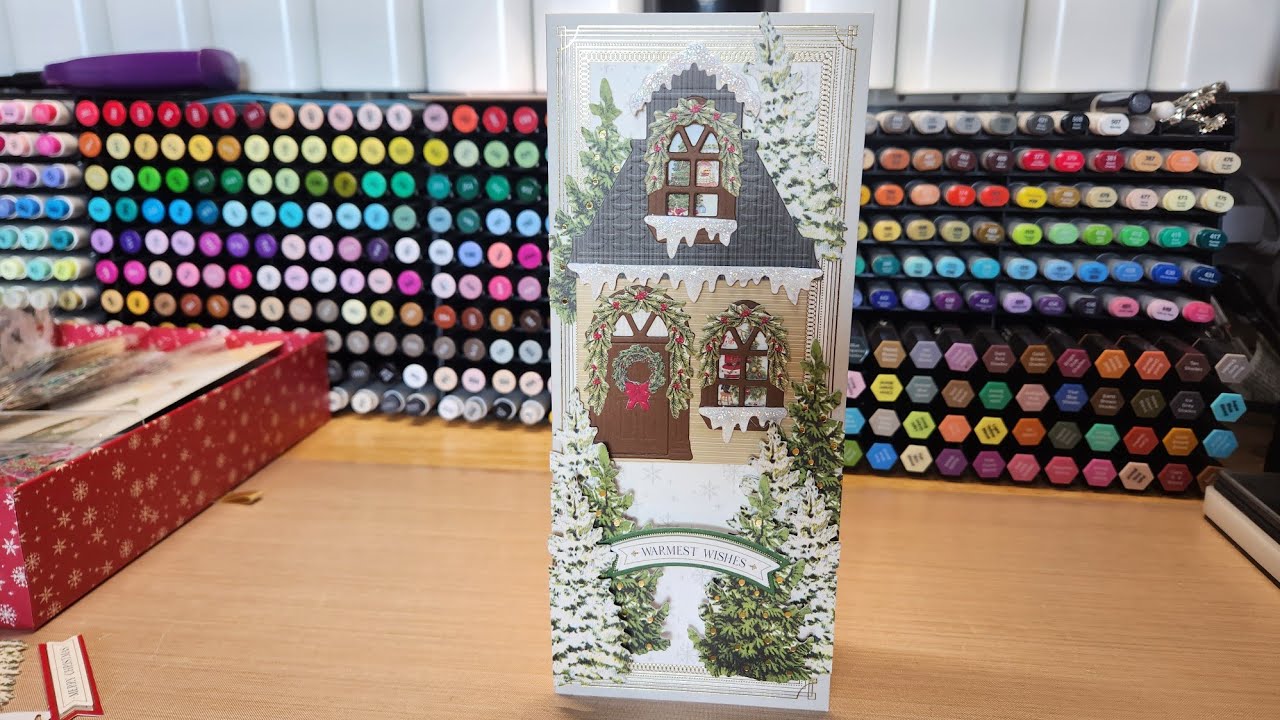 Anna Griffin Carte Noel, let's make a card!