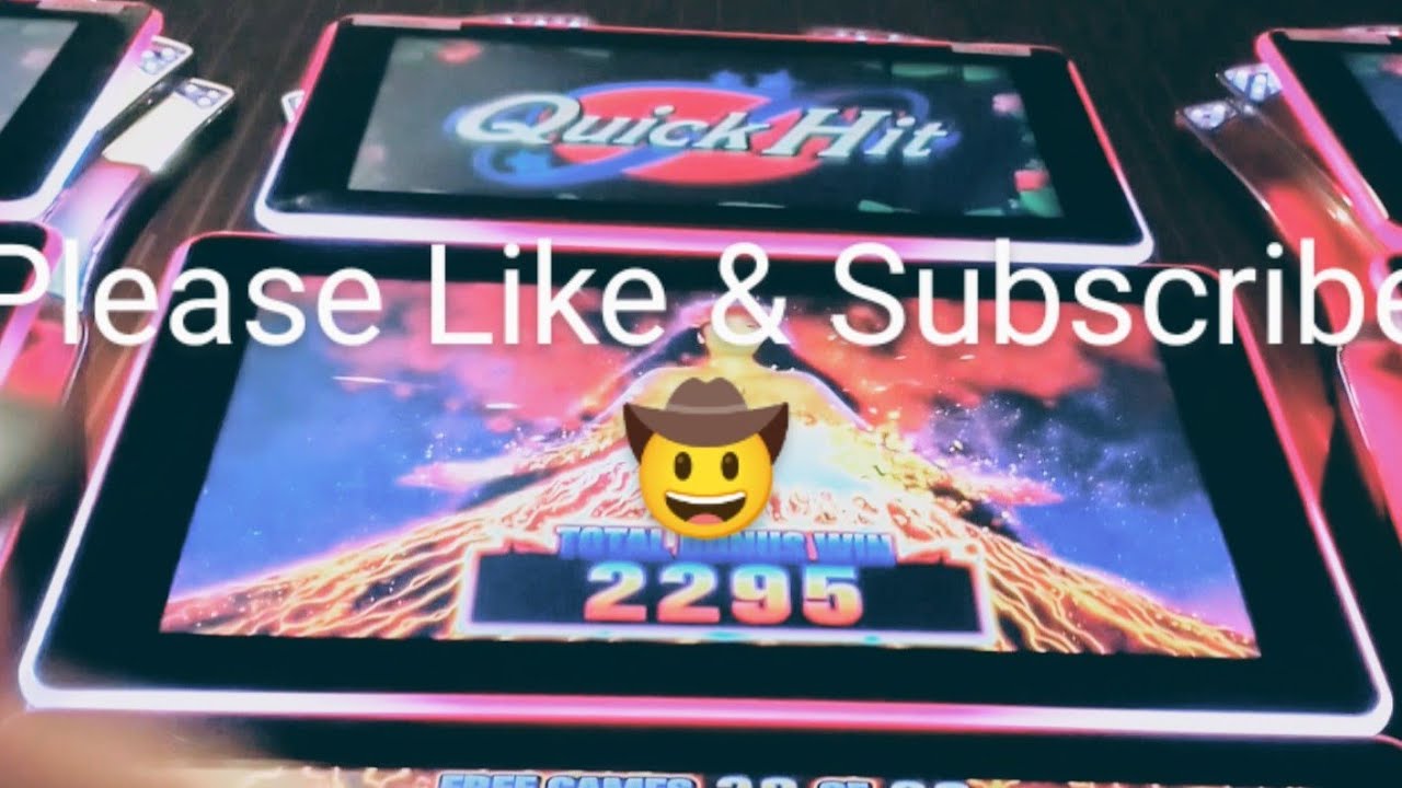 NEW QUICK HIT VOLCANO 🌋 Slot BONUS FEATURE 20 FREE SPINS, HOW DID WE DO? 🌋🔥 WILDS