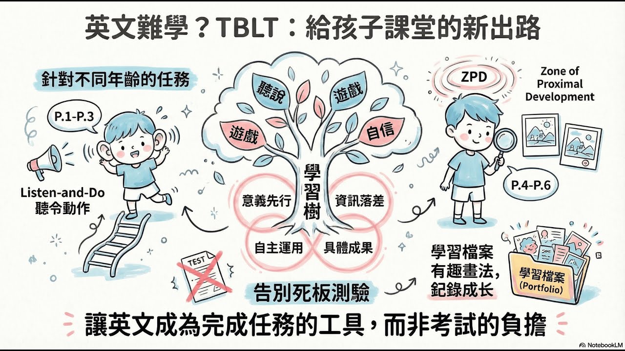 英文難學？TBLT：給孩子課堂的新出路