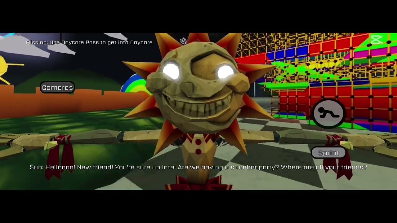 Part 1 of playing fnaf security breach on Roblox 