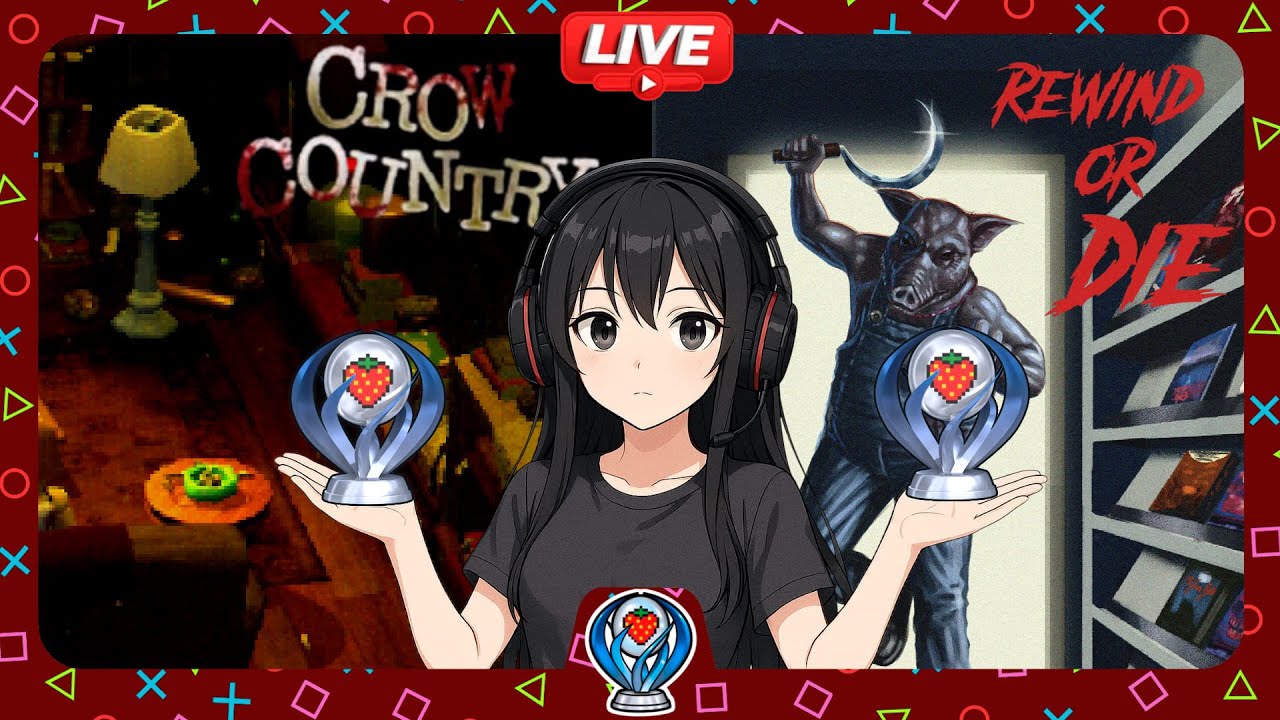 🏆TrophyHunter🏆Doble Platino! Crow country & Rewind or Die