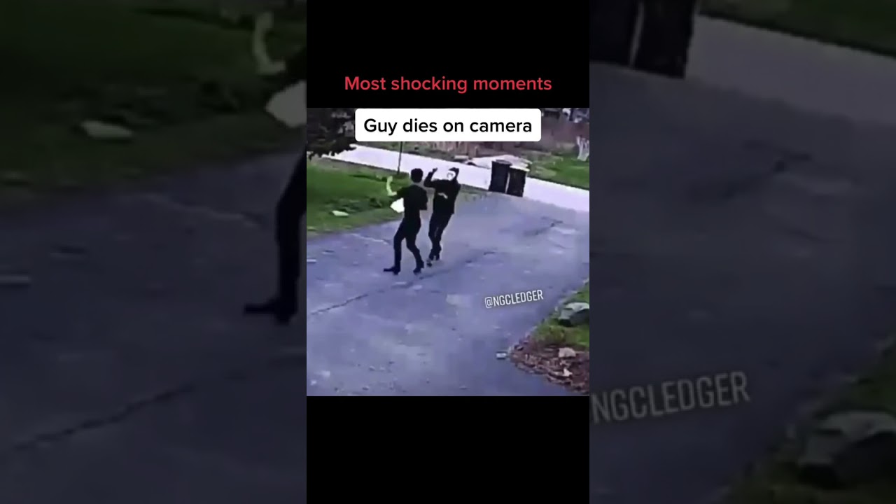 Guy dies on camera😱