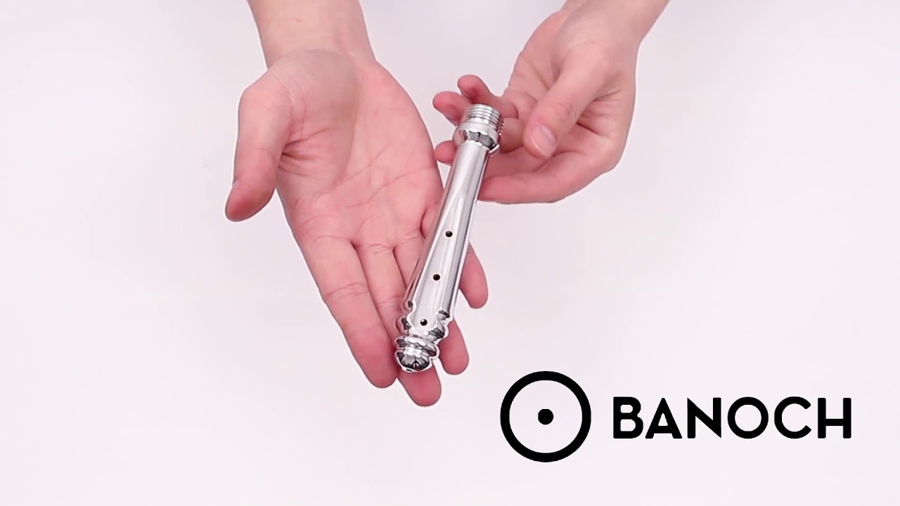 Banoch | Anaaldouche voor klysma | &empty; 23 mm 13 cm lang | Metal anal shower