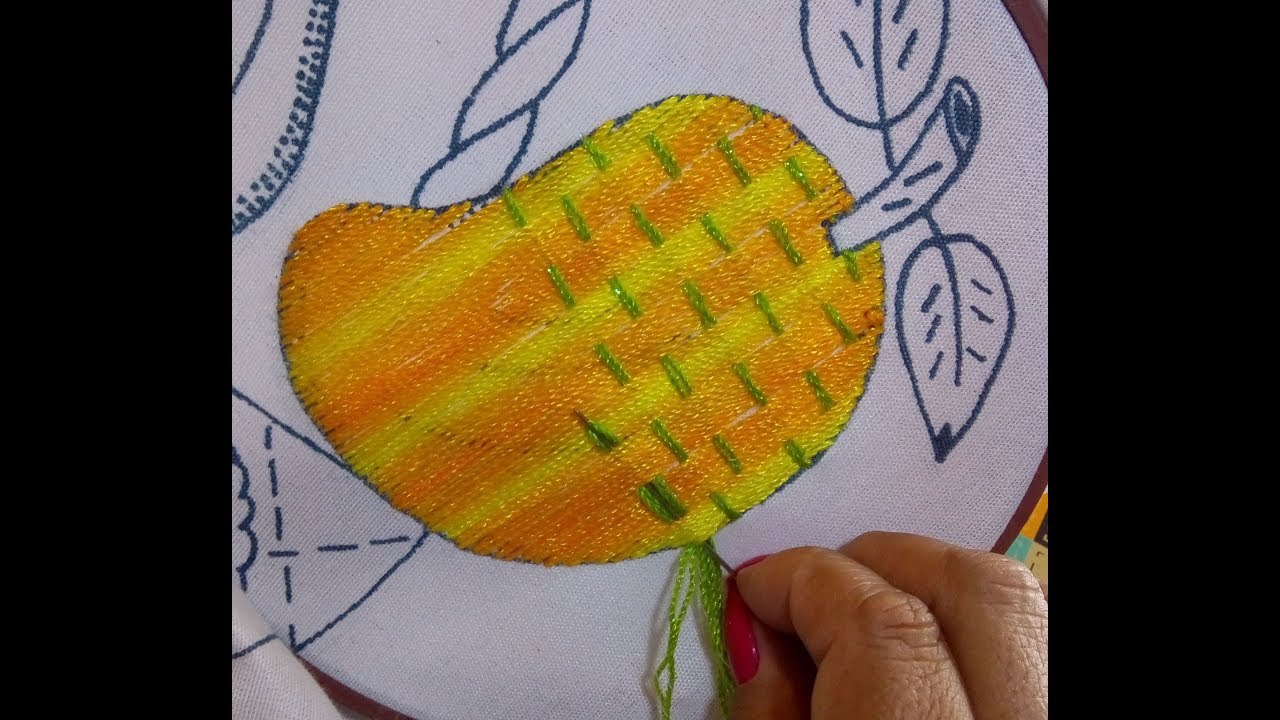 (Paso a Paso) Bordado Para un Mango con Miky Ru.