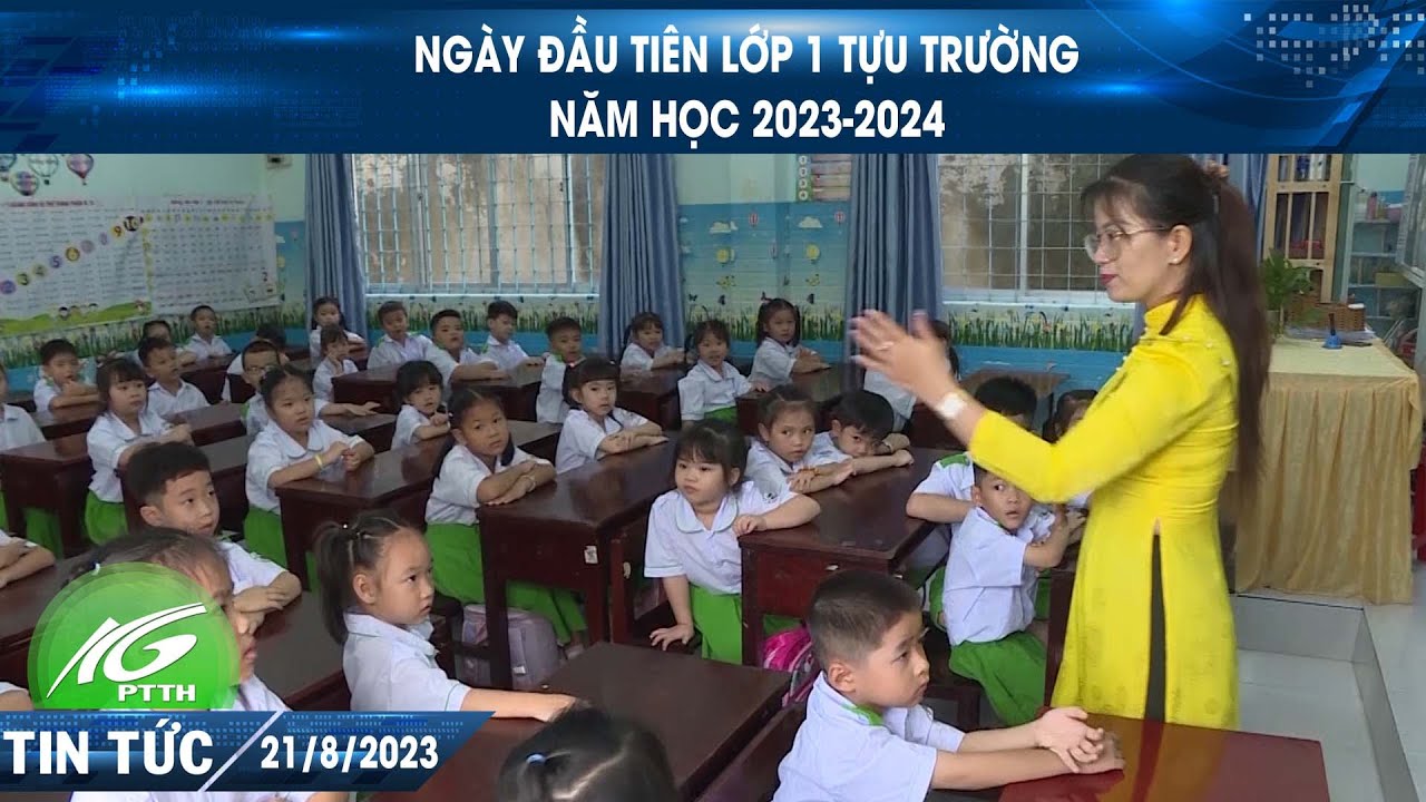 Ngày đầu tiên lớp 1 tựu trường năm học 2023-2024 | THKG