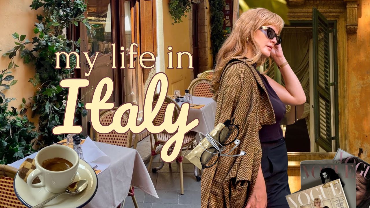 romanticizing daily life in italy: outfits, cozy chats & solo city walks (VLOG)