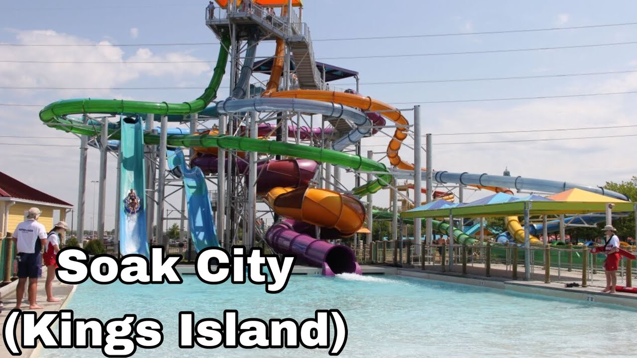 Waterslides at Soak City (Kings Island)