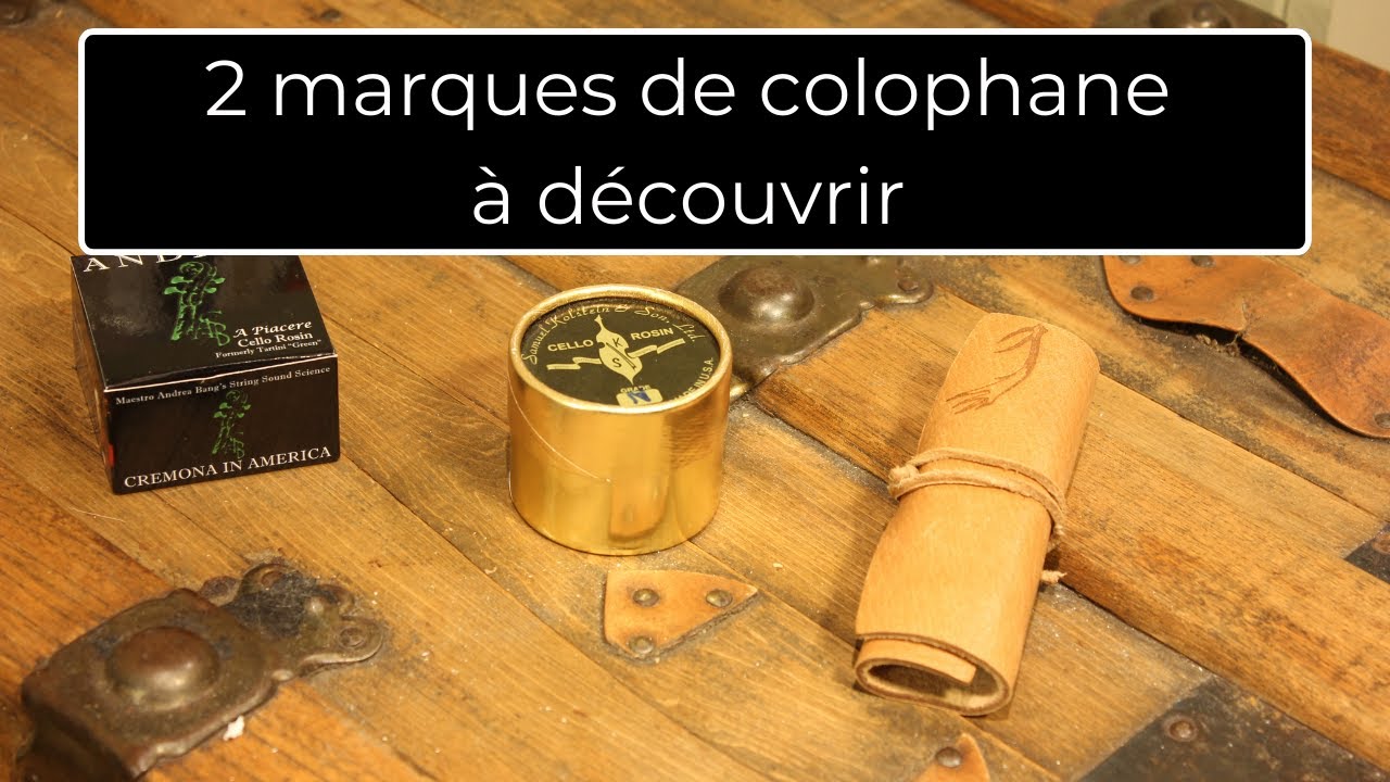 2 marques de colophane à découvrir