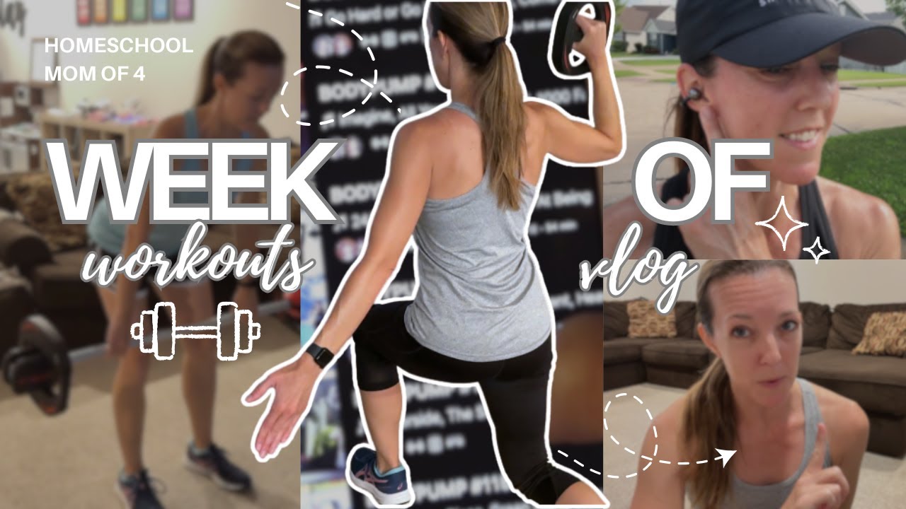 WEEK OF WORKOUTS | Homeschool Mom of 4 | Fitting in Fitness