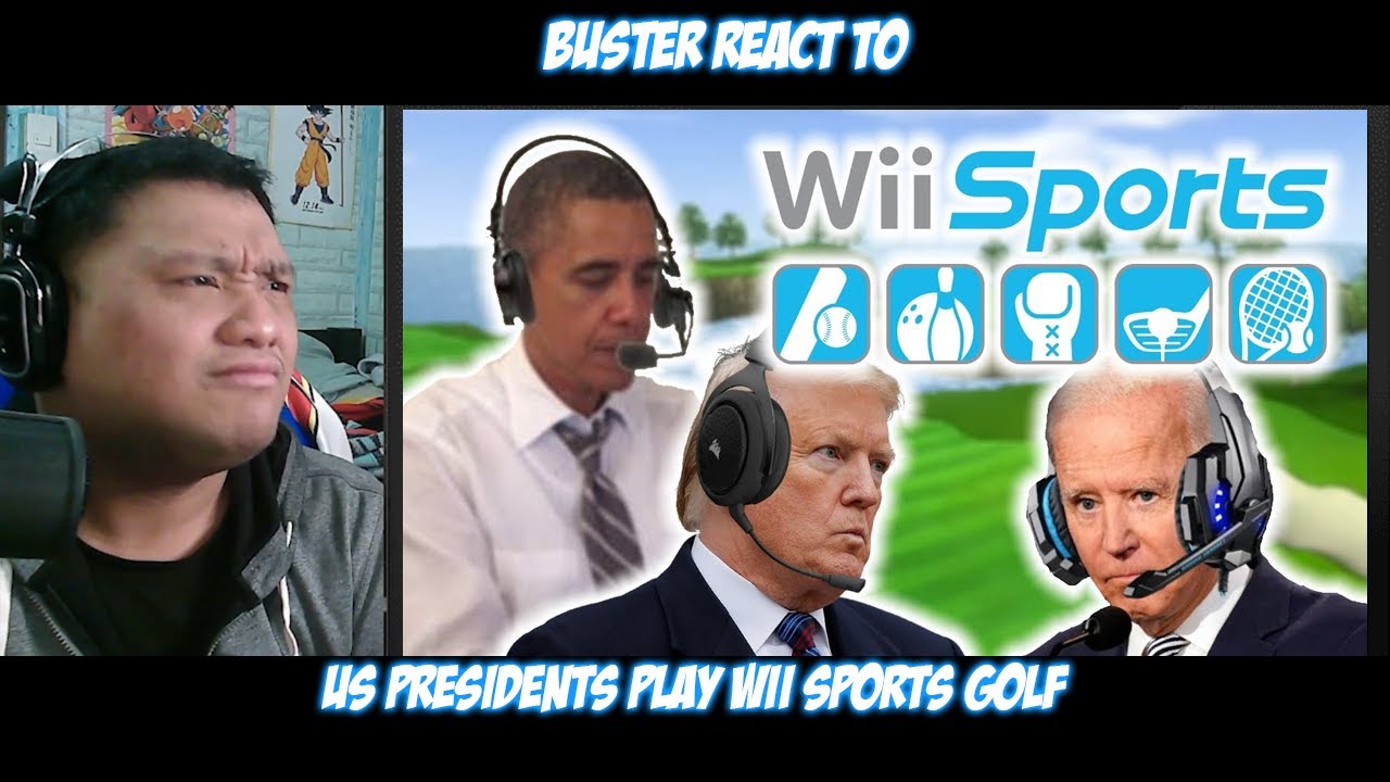 Buster Reaction to | US Presidents Play Wii Sports Golf