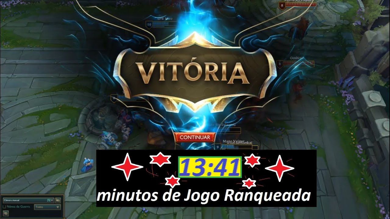 Partida Mais Rapida do lol 13 Minutos de jogo na  Ranqueada [League Of Legends] 2019
