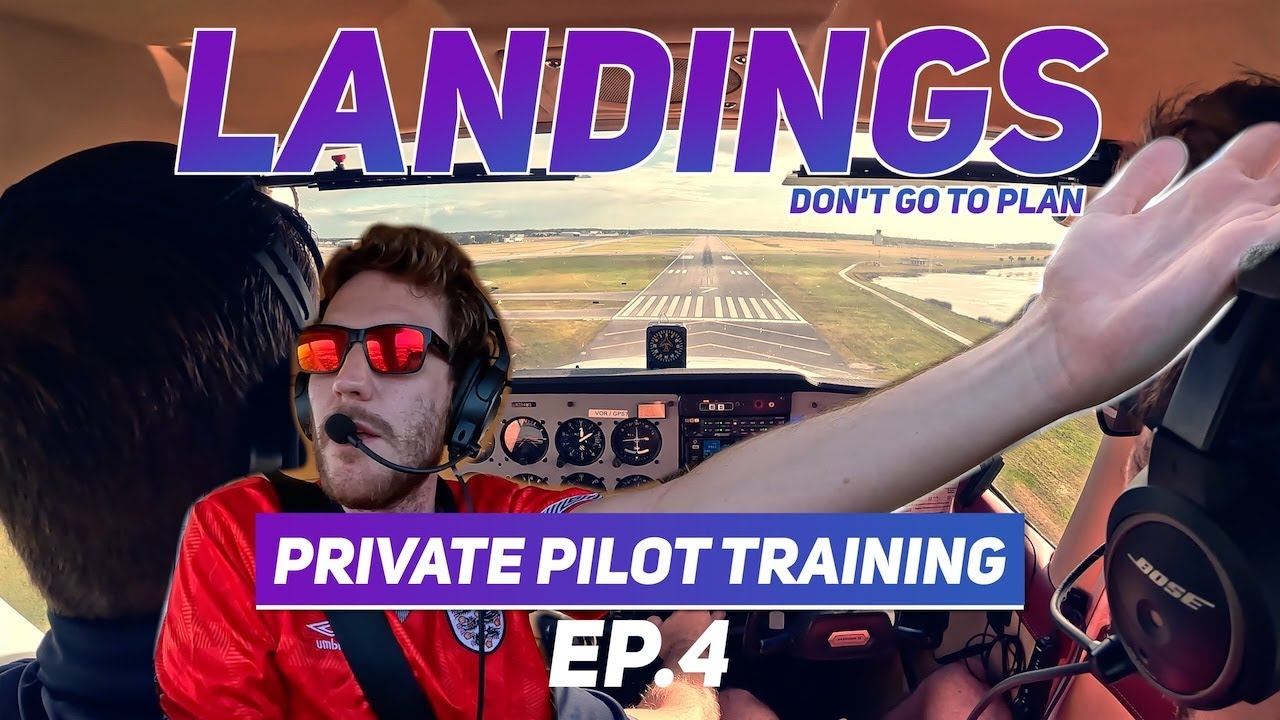 First Time Practicing Landings Doesn't Go Well | The Making Of A Pilot EP.4