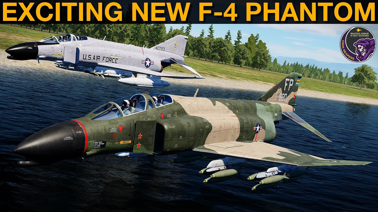 NEW F-4 Phantom: Cold Start, Radar, Weapons, AAR, Carrier, Mig Dogfights & Strike Mission | DCS