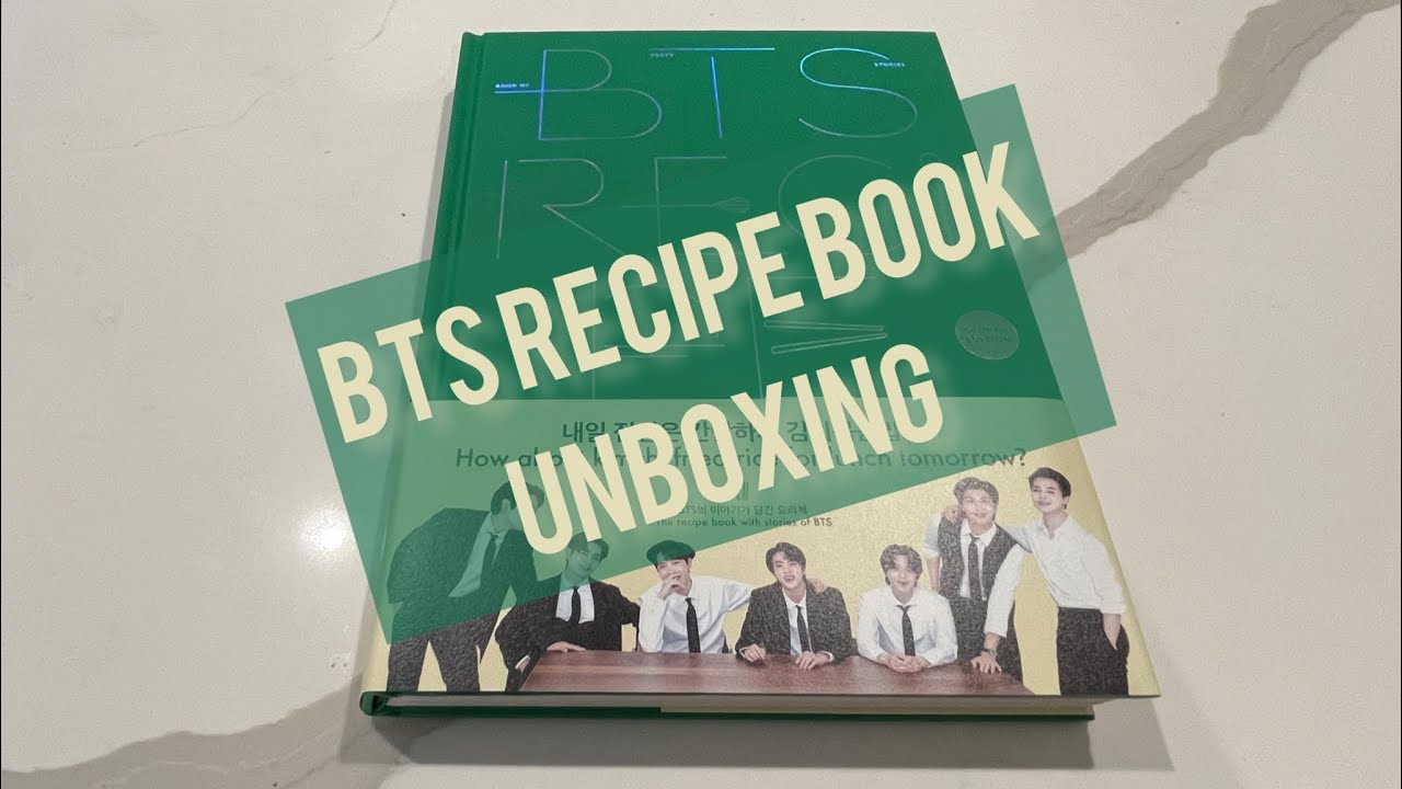 BTS Recipe Book Unboxing