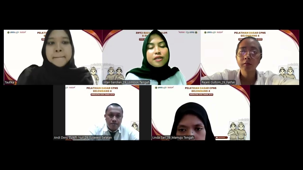 Diskusi Kelompok - Nilai Berorientasi Pelayanan dan Akuntabel (Agenda II)