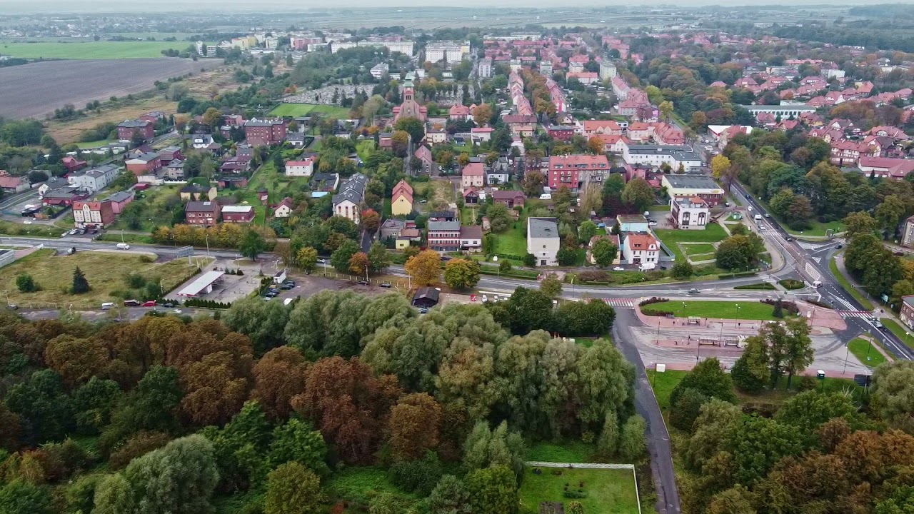 Zabrze z drona - widok okolicy Rokitnica