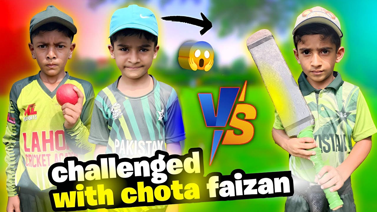 Can I Take Wickets Of Chota Faizan ! | Challenge Match