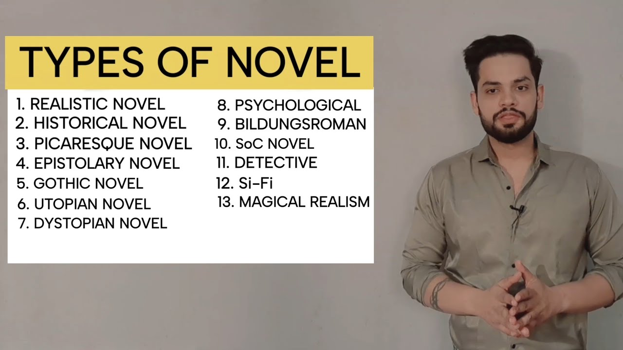 Type of Novels Picaresque Epistolary gothic dystopian Bildungsroman magical realism in hindi