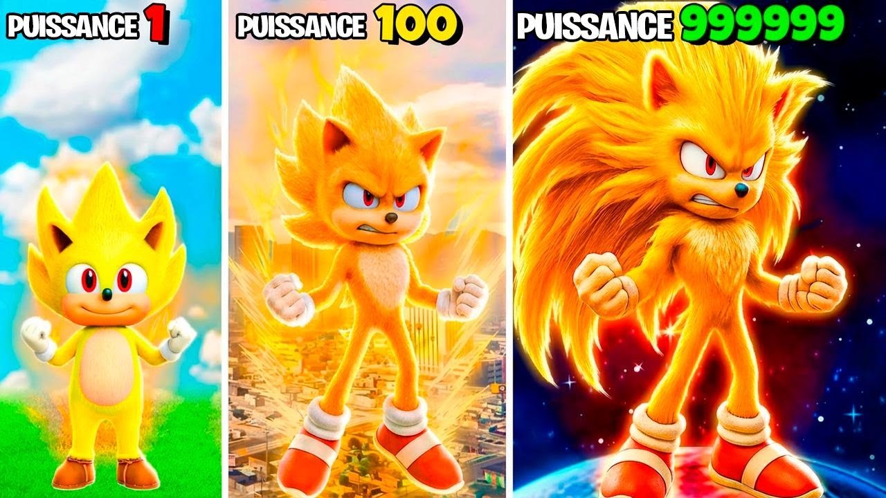 On transforme Super Sonic dans GTA 5 ! (mod Sonic le film)