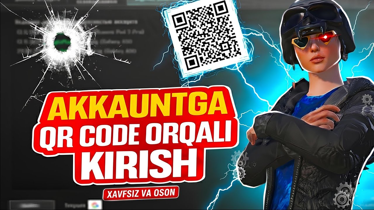 QR KO'D ORQALI AKKAUNTGA KIRISH😱QR KO'D BILAN XAFSIZ VA OSON KIRISH USULI