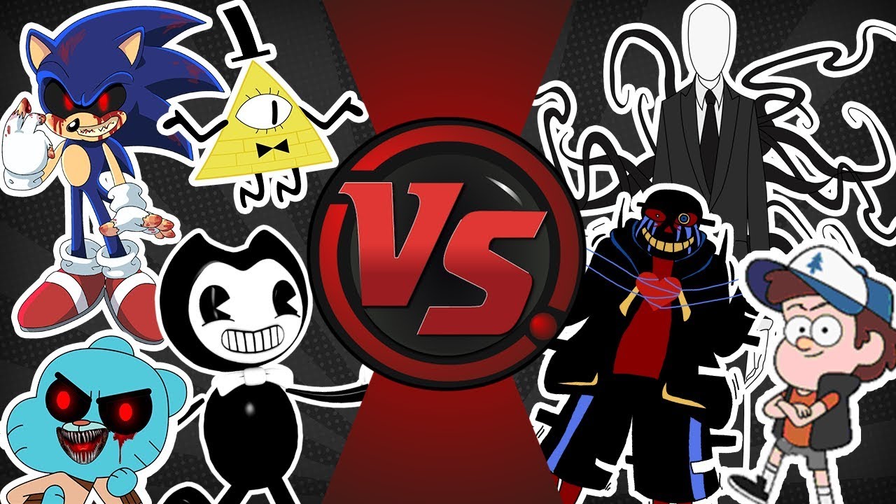HALLOWEEN FOR ALL! (Sonic.EXE vs Slenderman, Bill Cipher, Bendy, Gumball.EXE, Error!Sans, & More!)