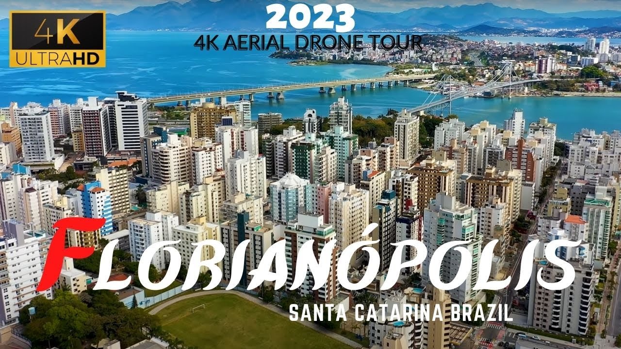 Florianópolis 2023 🇧🇷 4K UHD Aerial Drone | Santa Catarina Brazil