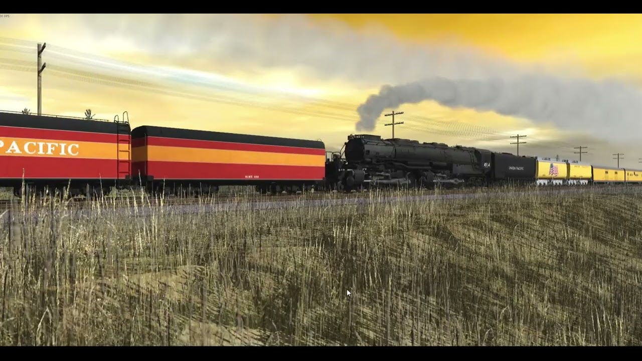 Trainz 2019 SP 4449 daylight and UP Big Boy 4014 doubleheader excursion