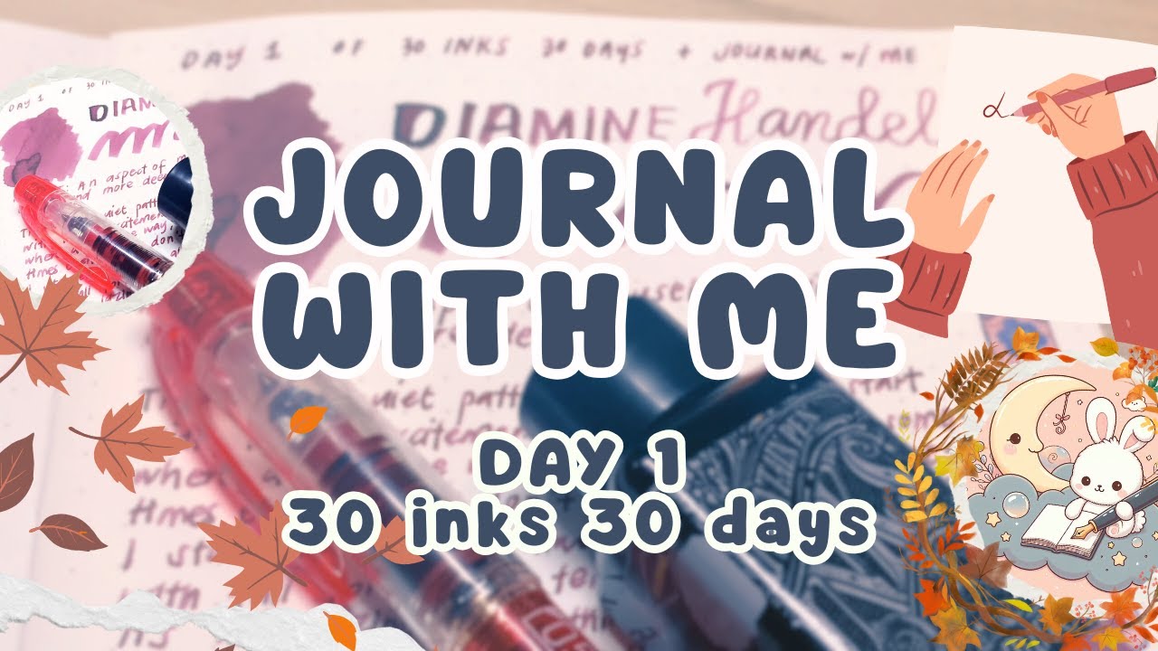 День 1 | Дневник со мной ✍️✨ | 30 чернил на 30 дней | Блокнот Tomoe River B6