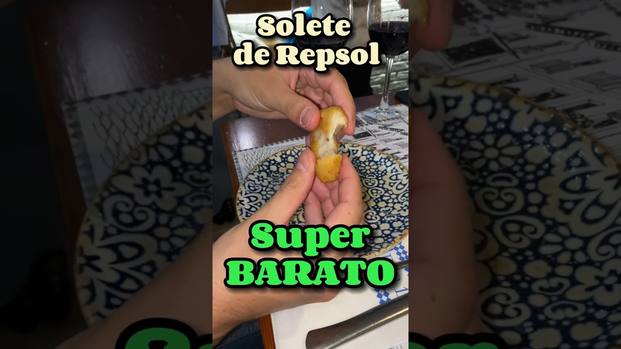 SOLETE REPSOL BARATO#foodie #restaurantele&oacute;n #restaurantesespa&ntilde;a